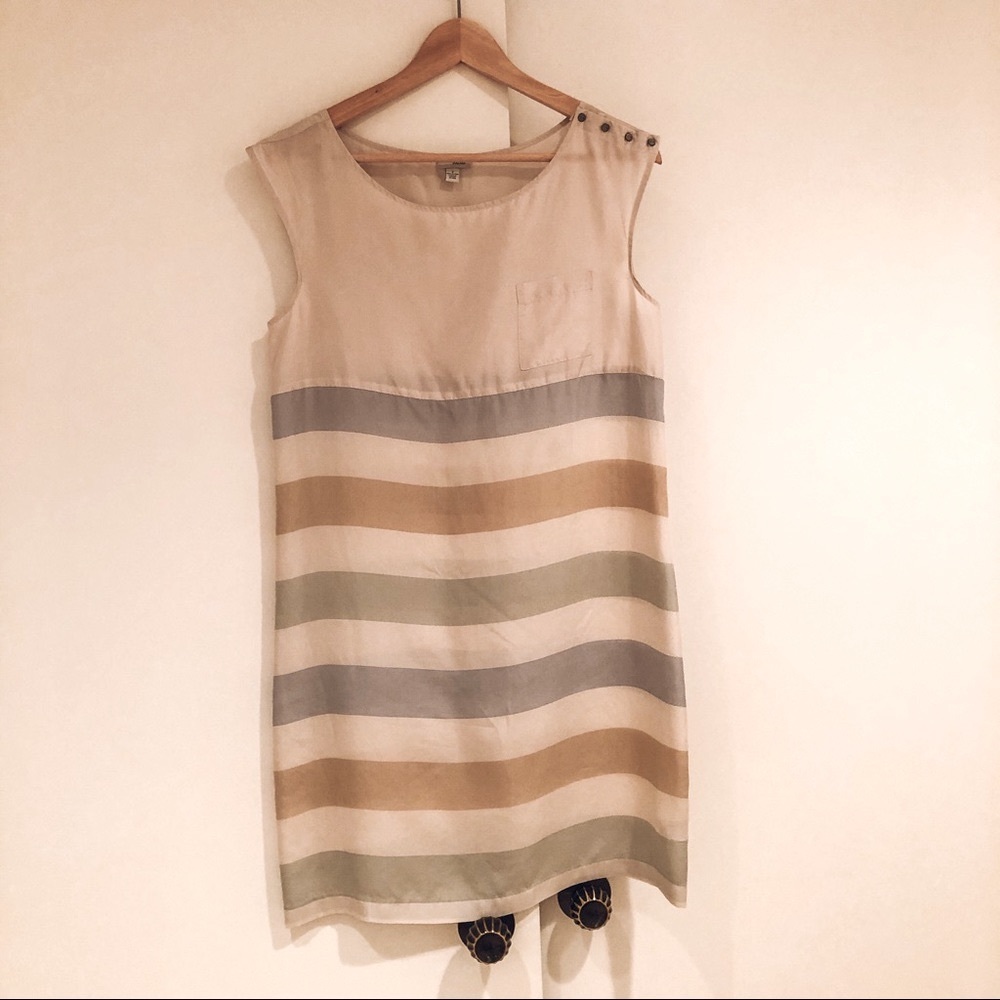 Silk Anthro sheath dress